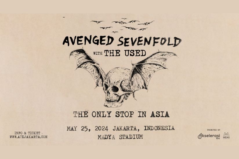 avenged sevenfold konser jakarta 2024